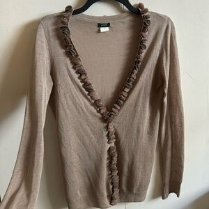 Light brown/ tan J.CREW cardigan